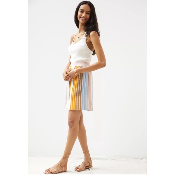 Anthropologie Eva Franco Knit Mini Skirt Sz XL NWT - Picture 4 of 8